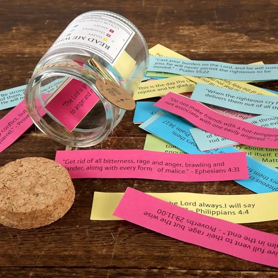 Handmade Bible Verse Jar