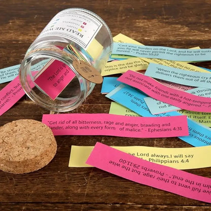 Handmade Bible Verse Jar