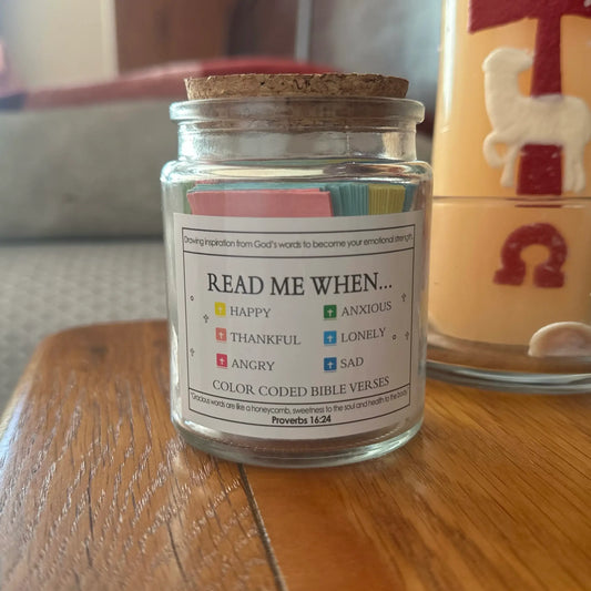 Handmade Bible Verse Jar