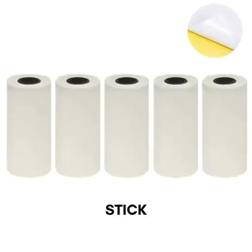 5 Quintellex Mini Printer Stick Rolls